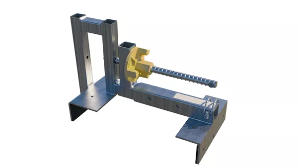 Brüstungsklemme 35-65 cm für Steckpfosten