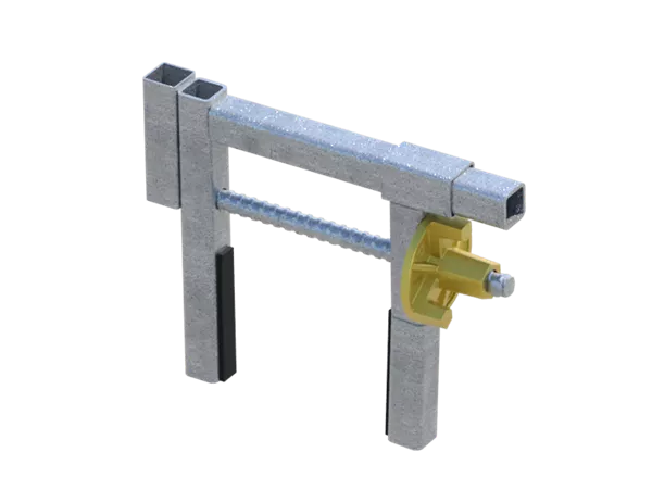 Spannklemme 0-16cm mit Adapter für Steckpfosten