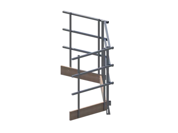 Garde-corps pour plate-forme d'angle