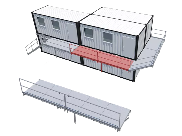 Air-Step-Modul Längsseitig