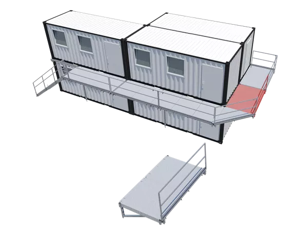 Air-Step-Modul Stirnseitig