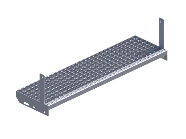 Tritt 27 cm, mit Mutter ohne Pfostenhalter