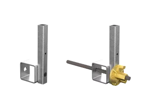 Steckpfostenhalter für Stirnen