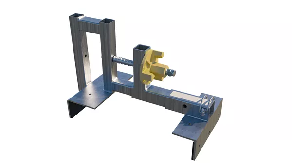 Brüstungsklemme 25-35 cm für Steckpfosten