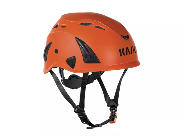 KiBo Helm KASK PRO Orange, 4-Punkt Kinnhalte