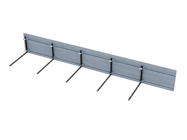 Bordfix avec équerres de dalle 40 cm