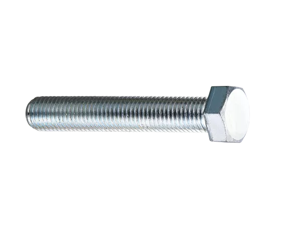 6-kt. Schraube M16 x 35 ohne Schaft, verzinkt-blau