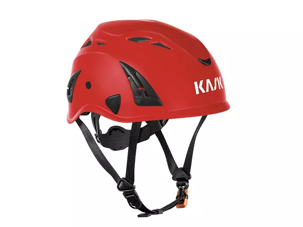 KiBo Helm KASK PRO Rot, 4-Punkt Kinnhalter