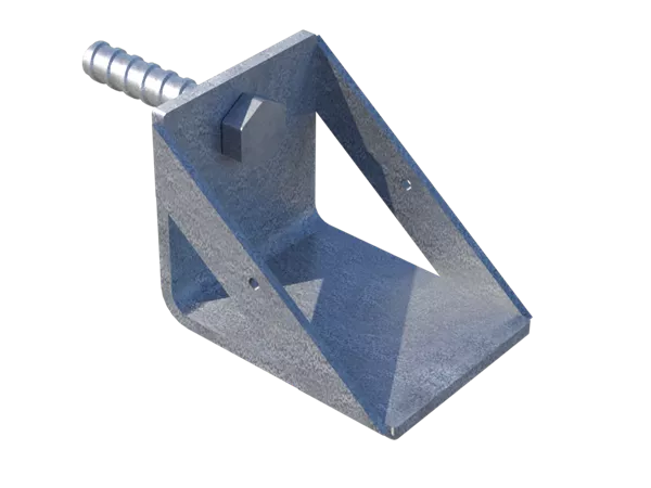 Sabot pour échafaudage PRO 8/12 cm avec vis DW 15 mm