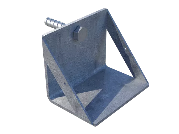 Sabot pour échafaudage PRO 16/20 cm avec vis DW 15 mm